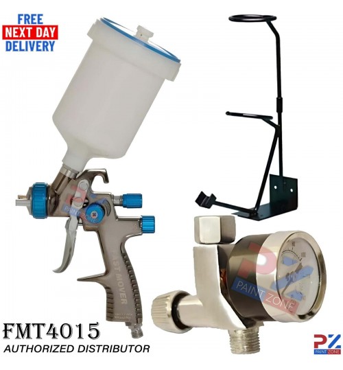 Fast Mover FMT4015 LVLP 1.3mm Spray Gun with 1.8mm Replacement Aircap Included